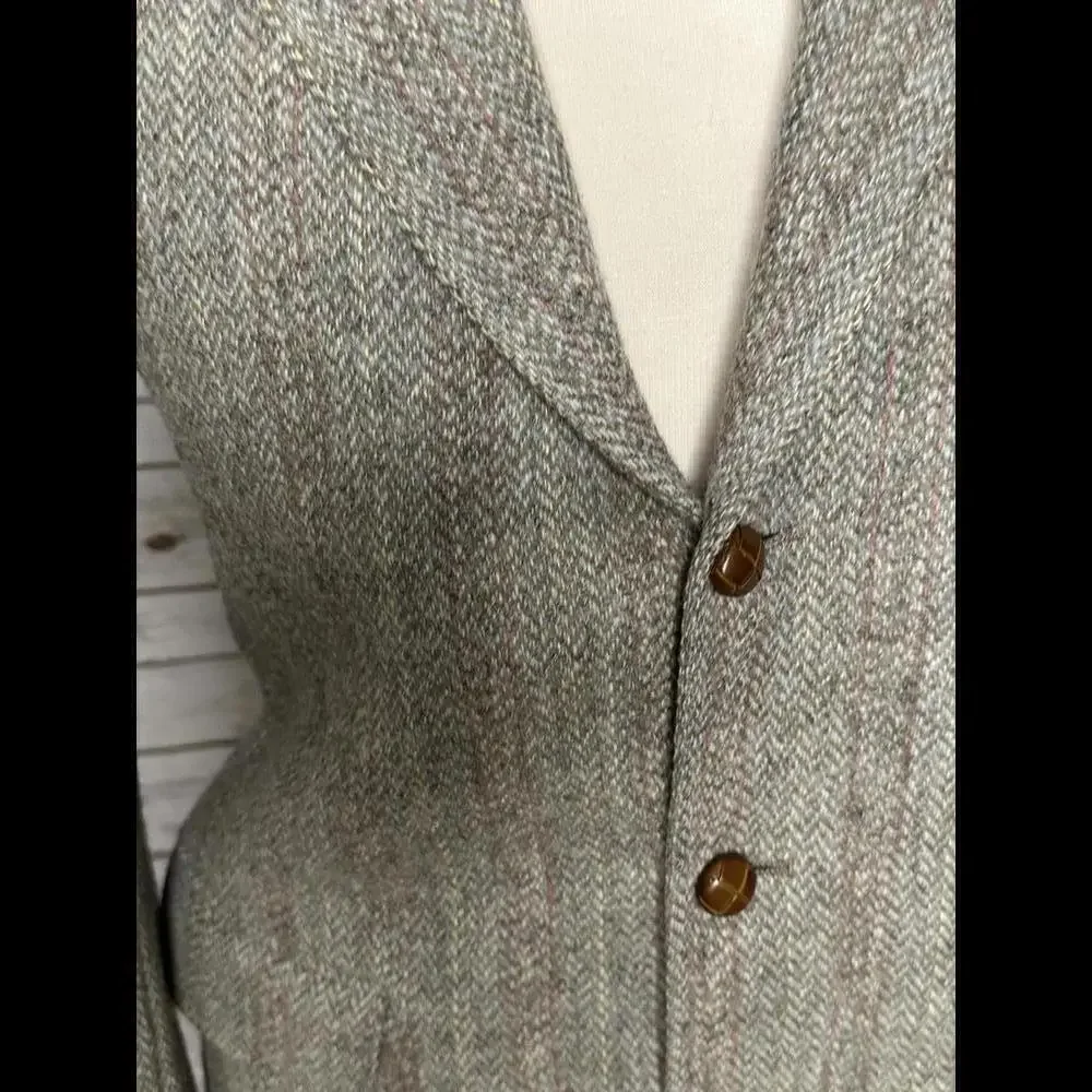 Vintage Asher Harris Tweed Union Made 100% Scottish wool blazer